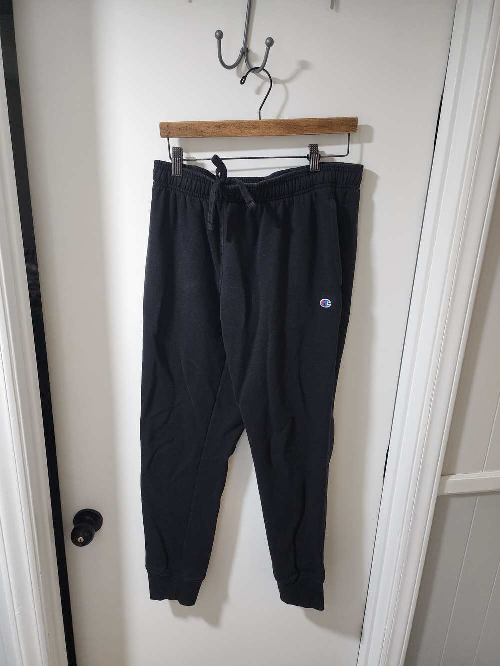 Champion Mens Black Jogger Sweatpants